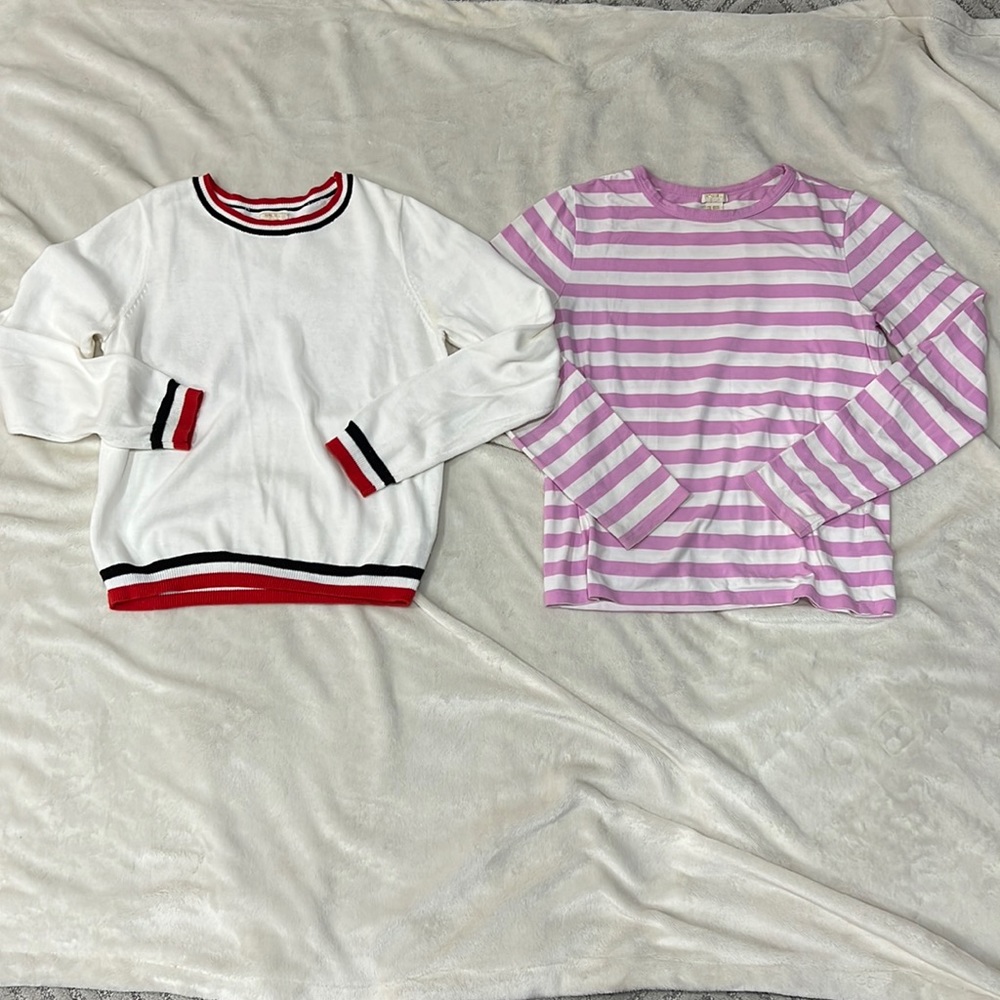 Lot of 2 Girl’s long sleeves tee -size 13/14